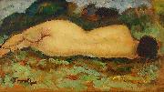 Nicolae Tonitza Nud intins Sweden oil painting artist